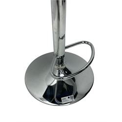 Contemporary adjustable bar stool