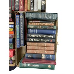 Folio Society; approximately forty eight  volumes, including Egypt Revealed, The Eagle of the Ninth, Michelangelo, Shakespeare's Life and Works, Hans Anderson's Fairy Tales etc