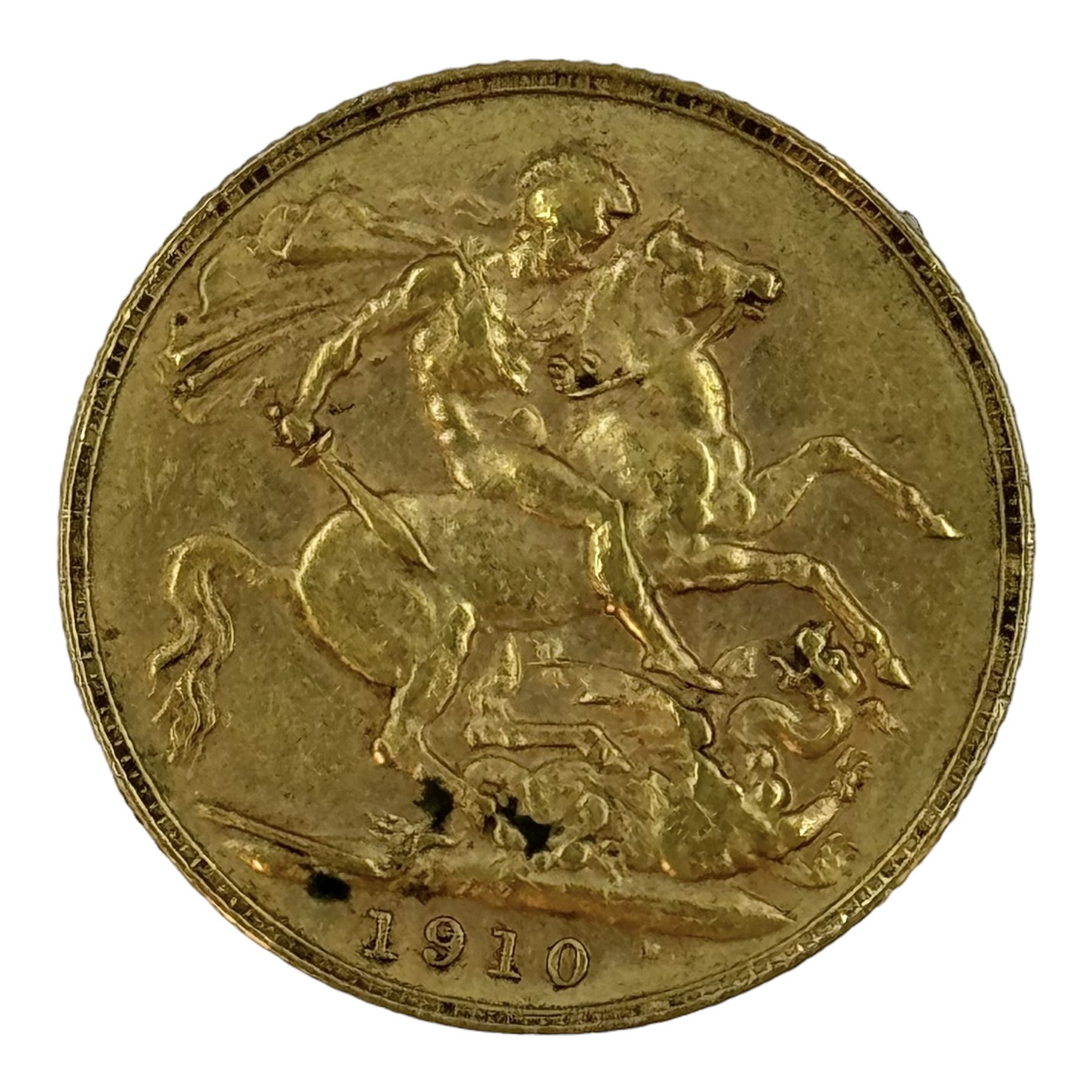 King Edward VII 1910 gold full sovereign coin