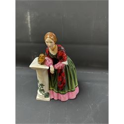 Four Royal Doulton figures, comprising Florence Nightingale HN3144, The Bedtime Story HN2059, Lady Charmain HN1949 and Sweet Anne HN1315 