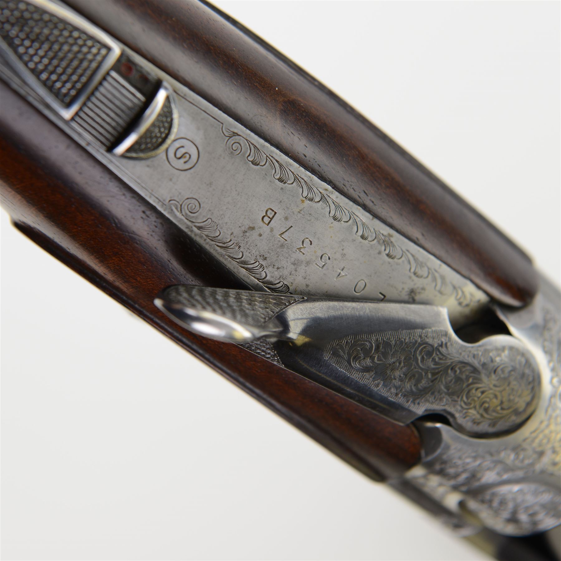 SHOTGUN CERTIFICATE REQUIRED - P. Beretta, 12 bore, limited edition Battle of Britain 50th Anniversary model, single trigger, boxlock ejector, over and under shotgun, with 71cm(28