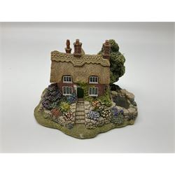 Three Lilliput Lane, comprising Scotney Castle Garden limited edition 1288/4500, Watermeadows and Stocklebeck Mill, all with original boxes 