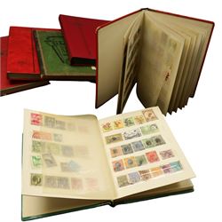 Great British and World stamps, including Queen Victoria imperf penny reds, Italy, Ireland, Poland, Spain, Brazil, Canada, India and other world stamps, various empty albums, PHQ cards etc, housed in various albums and loose, in one box 