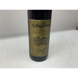 Chateau Batailley, 1996 Pauillac, Grand Cru Classe, 750ml, 12.5% vol, two bottles, together with two bottles Chateau Bonnieres 1979 Bergerac