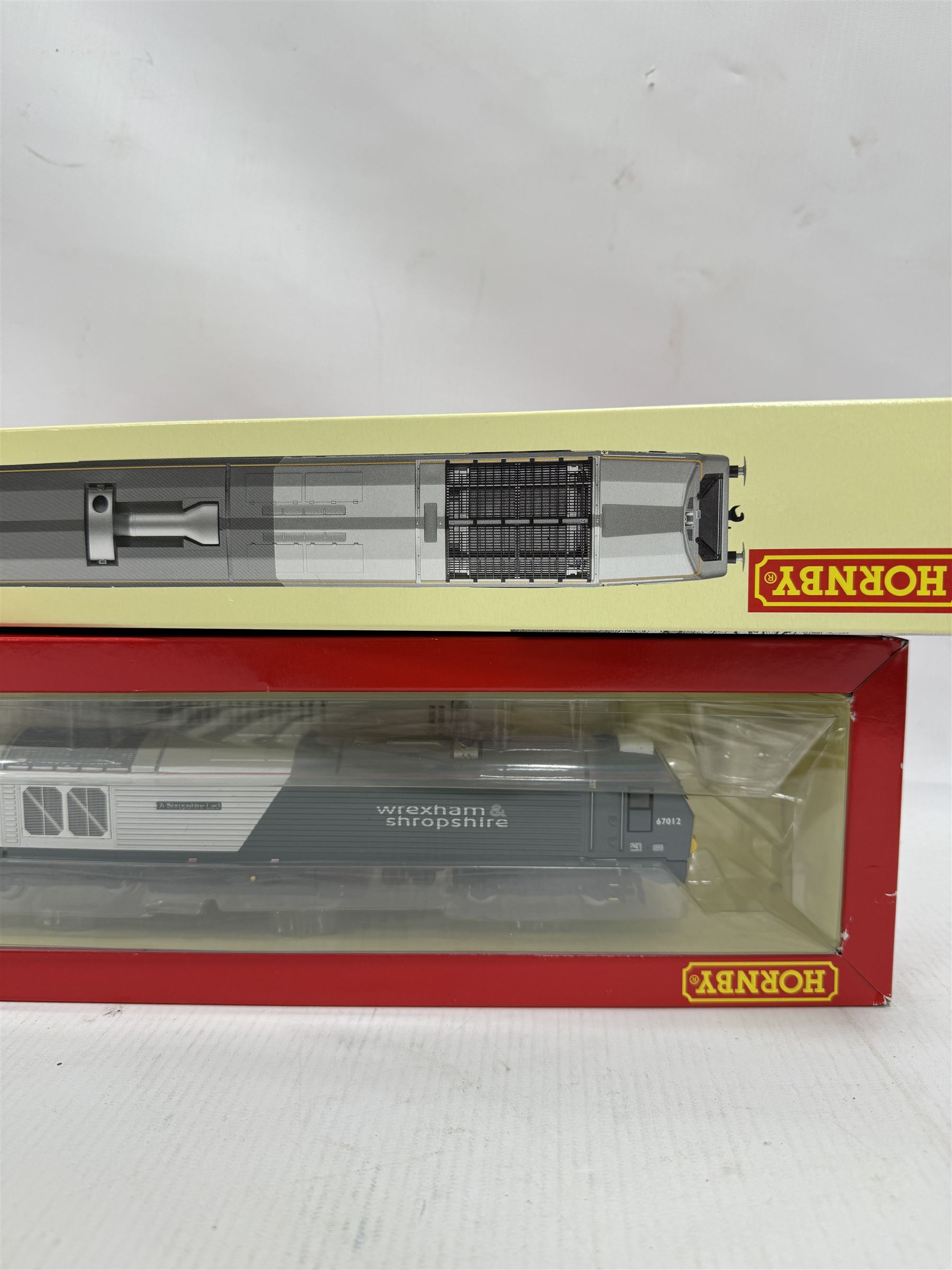 Hornby '00' gauge R3038 Wrexham & Shropshire Class 67 Bo-Bo diesel electric locomotive A Shropshire Lad no. 67012, boxed