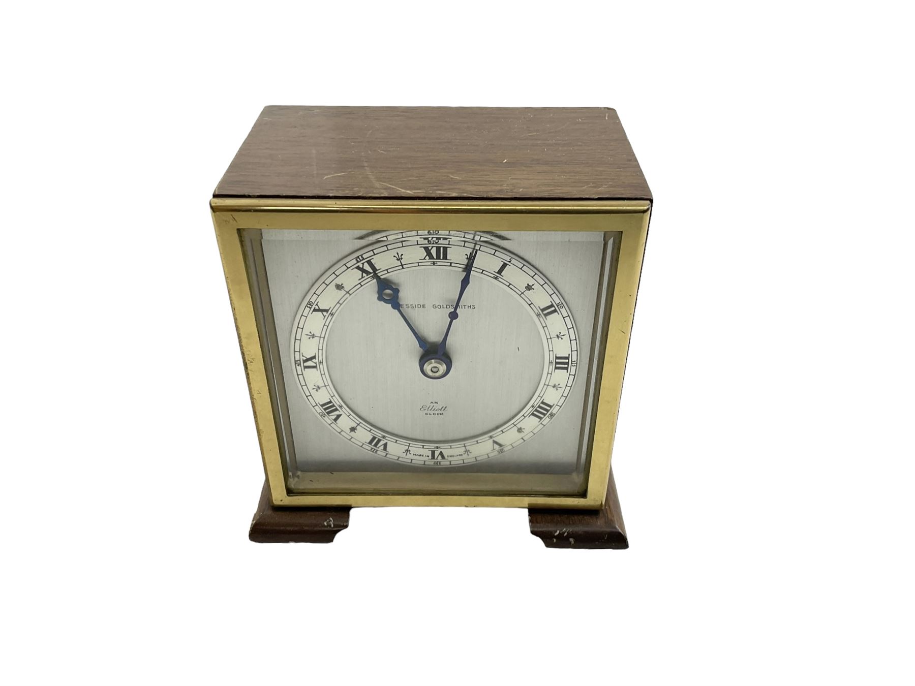 Spring driven Elliot mantle clock