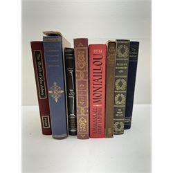 Folio Society; twenty six volumes, including A Short History of Time, Memories of a British Agent, The Worlds of John Aubrey etc