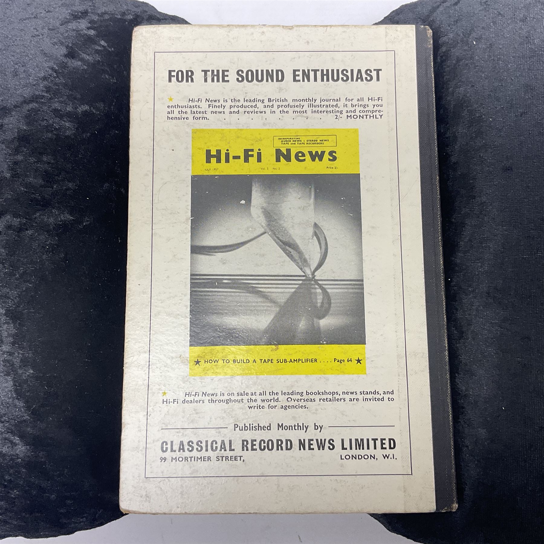 HiFi 1958 Year Book Stereo Edition, Miles Henslow Publication London 