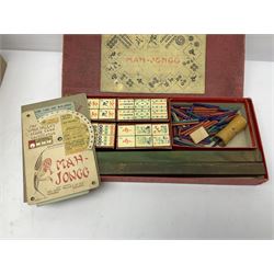 Chad Valley wooden Mah-Jongg set in original box