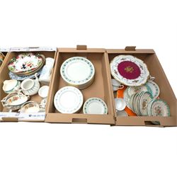 Collection of tea and dinner wares, including Royal Albert Lucerne, Royal Doulton Matsumai...