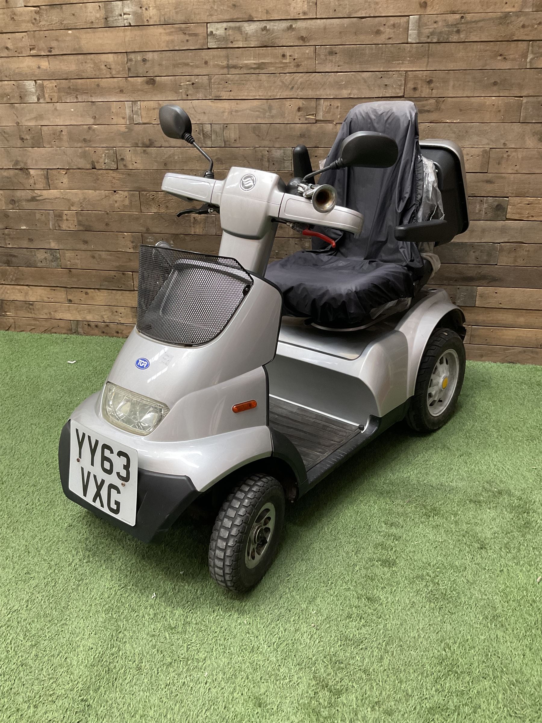 TGA Breeze-S 8mph mobility scooter with charger and keys, lockable storage YY63 VXG - THIS LOT IS TO BE COLLECTED BY APPOINTMENT FROM DUGGLEBY STORAGE, GREAT HILL, EASTFIELD, SCARBOROUGH, YO11 3TX