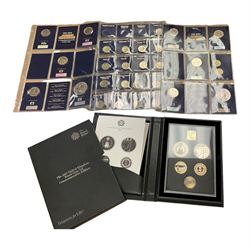 The Royal Mint United Kingdom 2017 proof coin set, commemorative edition, cased with certi...