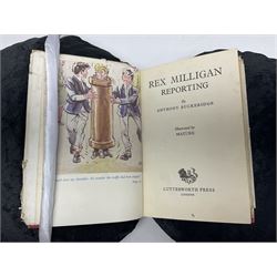 Anthony Buckeridge; Rex Milligan Reporting, first edition Lutterworth Press 1961 and Rex Milligan Raises the Roof, second impression  Lutterworth Press, 1956