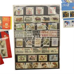 Queen Elizabeth II mint decimal stamps, mostly in booklets, face value of usable postage approximately  300GBP