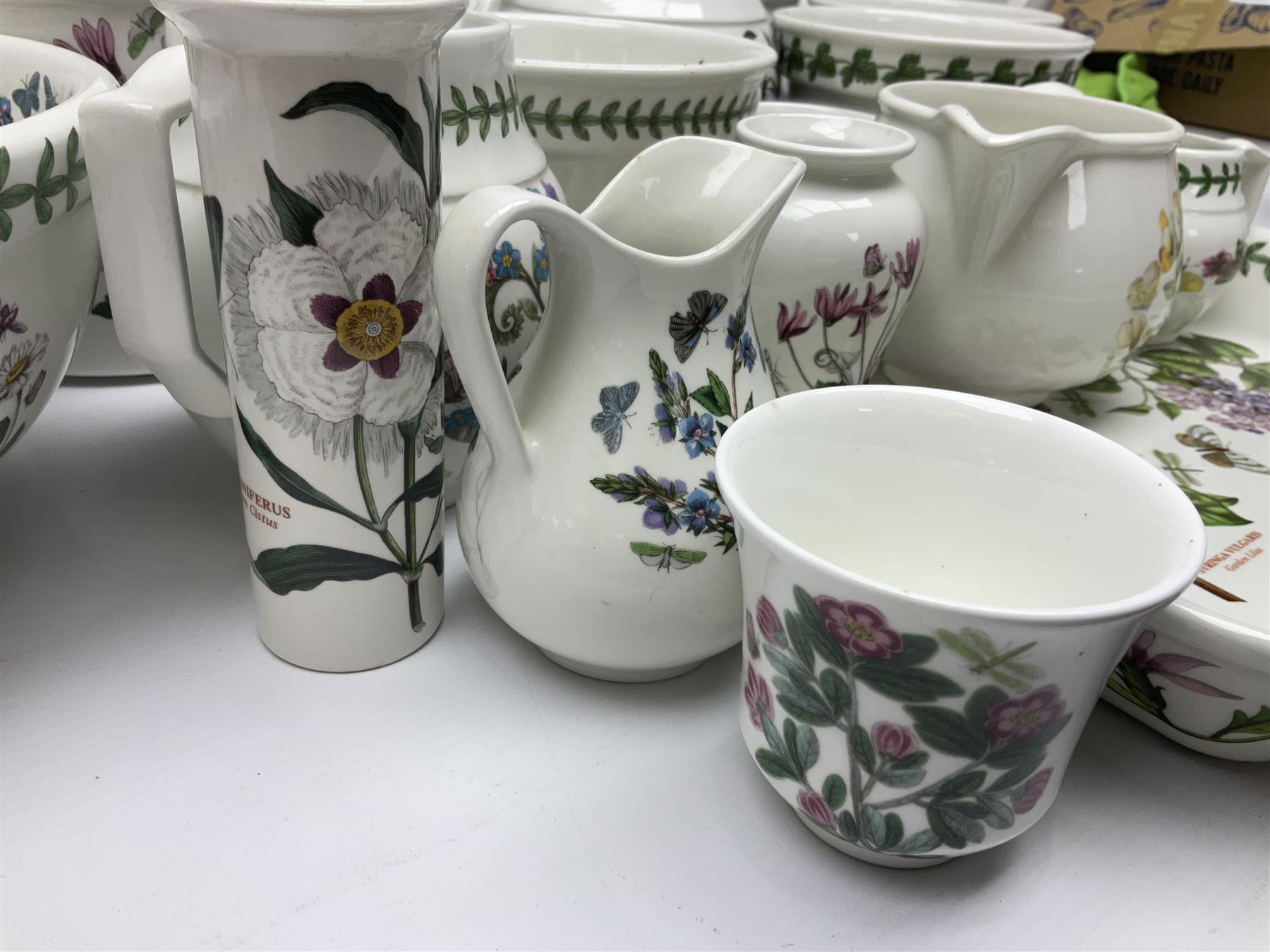 Collection of Portmeirion Botanic Garden, to include two covered tureens, six  jugs, five planters, two mixing bowls etc (26)  