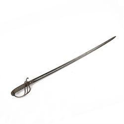 Victorian officer's sword by Landon & Morland Burlington St, London, with 82cm steel blade...