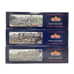 Bachmann ‘00’ gauge - three DCC ready locomotives comprising 32577 Ivatt Class 4 Mogul 2-6-0 locomotive no.43160 in BR black; 32828 Ivatt Class 2 2-6-0 locomotive no.46520 in BR green; 32951 Standard Class 4MT 2-6-0 locomotive no.76066 in BR black; in original boxes (3) 