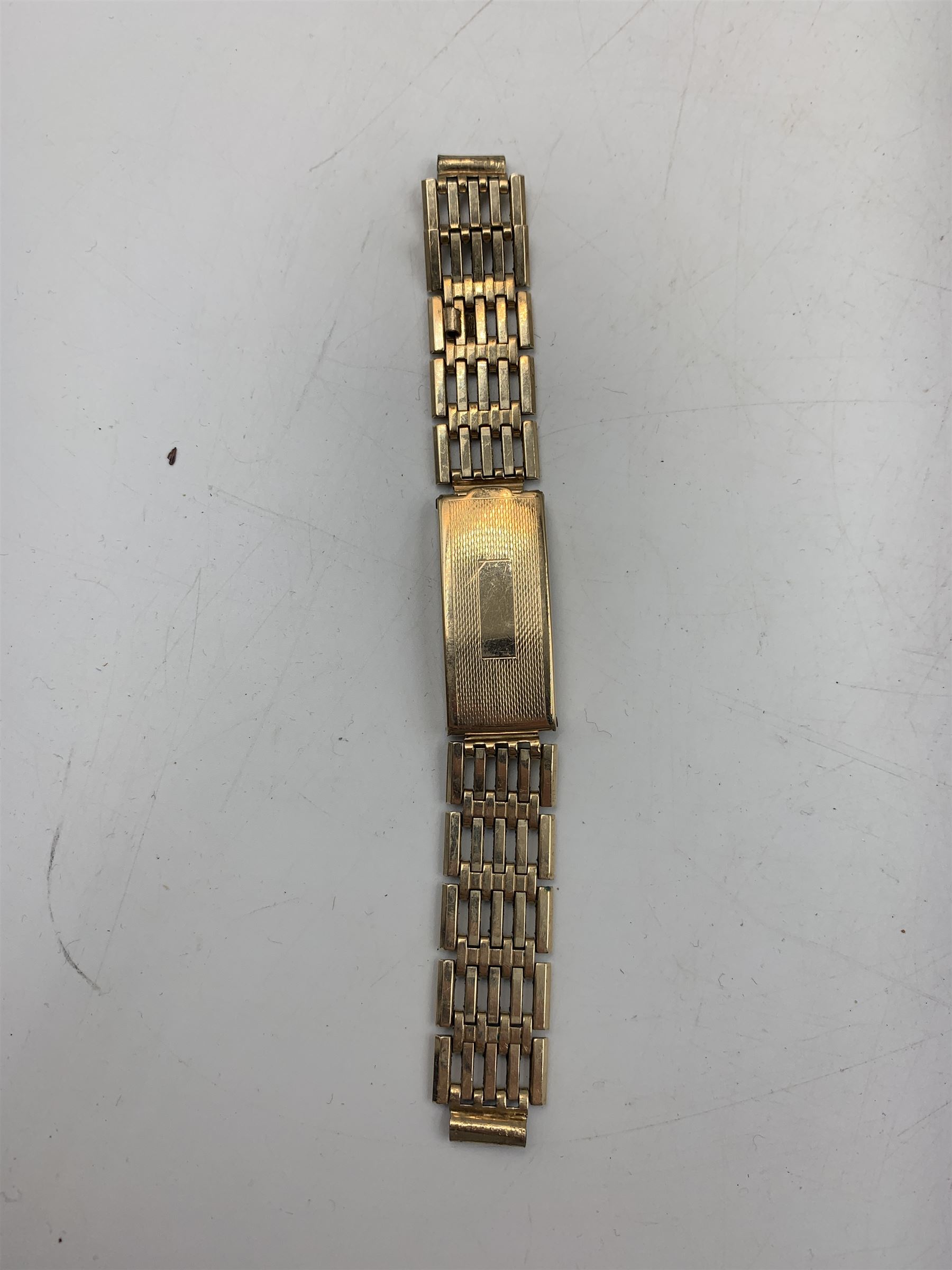 Blandford gentleman's 9ct gold quartz wristwatch, hallmarked import Sheffield 1991, lacks strap, Flying Scotsman full hunter pocket watch, Roamer keyless plated pocket watch, rolled gold watch bracelet and a 9ct gold sapphire and diamond cluster ring