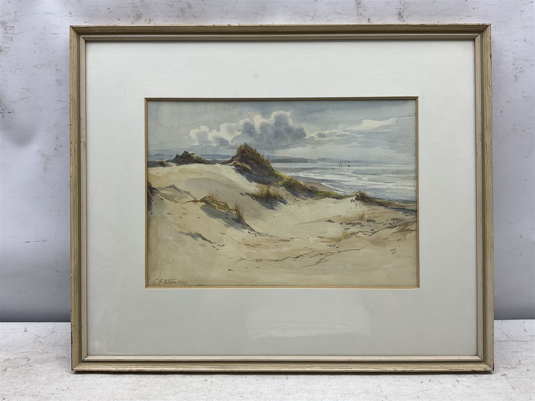 Charles Edward Wanless (British c1875-1938): Sand Dunes on the Northumberland Coast, watercolour signed 23cm x 33cm
Provenance: direct from the artist's family, part of a collection never previously seen on the market