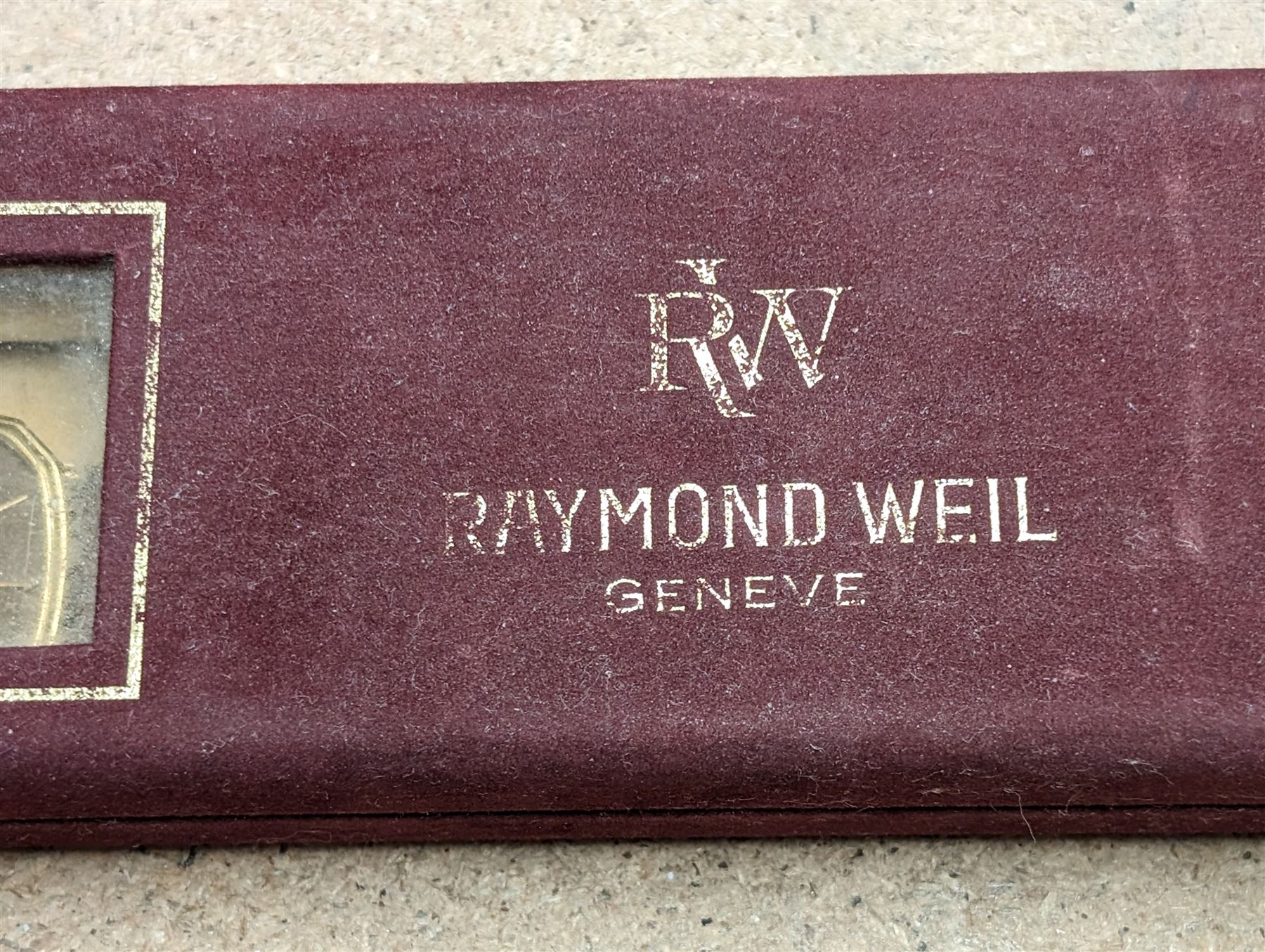 Raymond Weil gentleman's wristwatch, on leather strap, boxed 