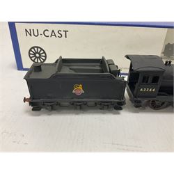 ‘00’ gauge - two kit built steam locomotives comprising unnamed LMS/HR Drummond Class C/BEN 4-4-0 no.54398 finished in BR black; Class Q6 0-8-0 no.63344 finished in BR black; both with Nu-Cast boxes (2) 