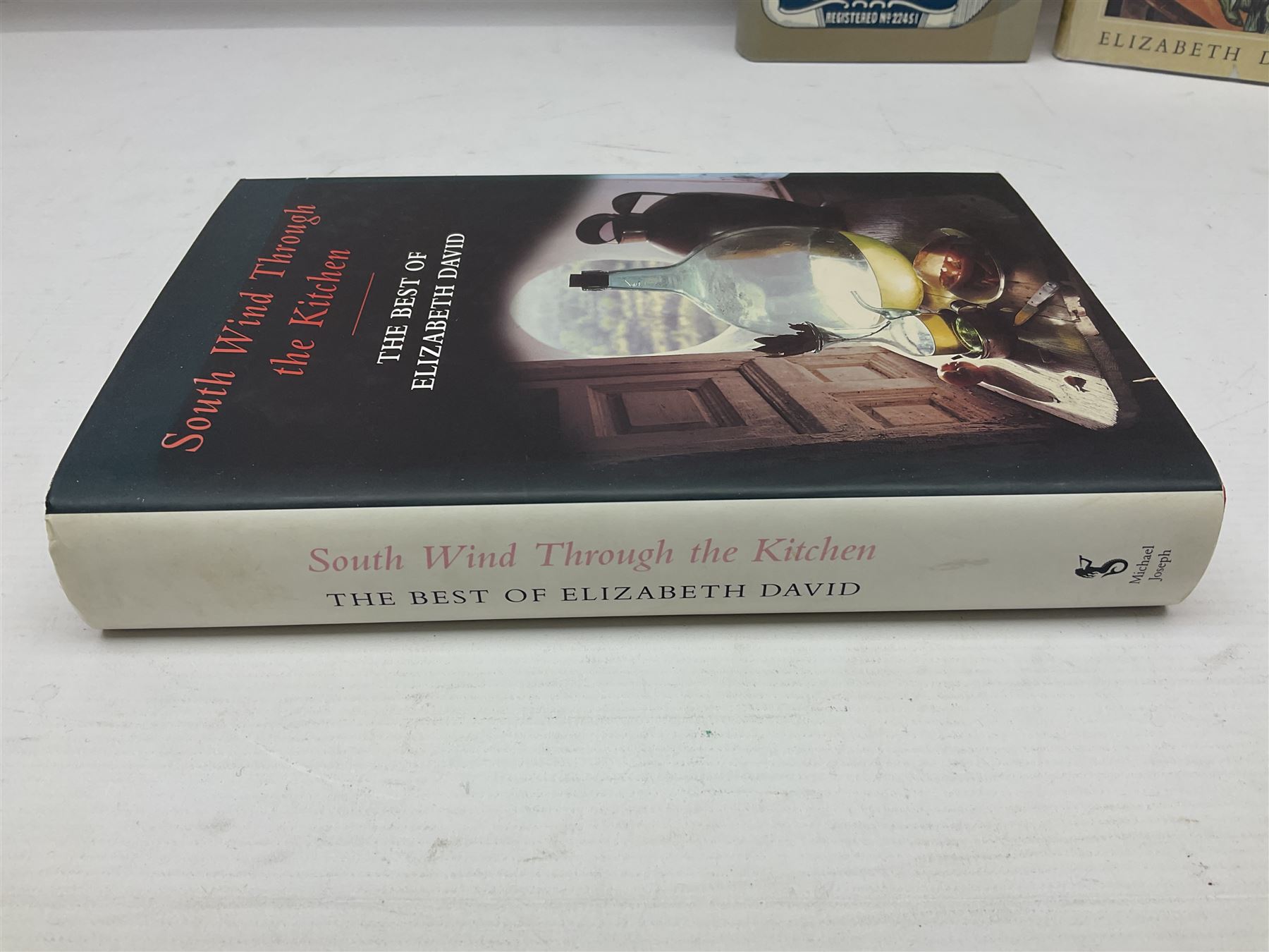 Three books of cookery interest by Elizabeth David comprising 'Italian Food', 'English Bread and Yeast Cookery' and 'South Wind Through the Kitchen'