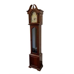 20th century weight driven grandmother clock 