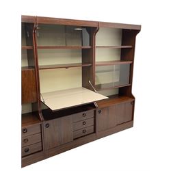 Greaves & Thomas - four-sectional combination wall unit