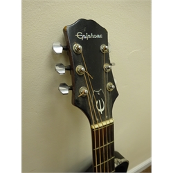  Epiphone FT-145 Texan acoustic guitar L105cm in TGI hard carrying case  