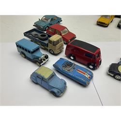 Corgi - approximately forty die-cast models of various scales to include ‘On the Move’ CC11406 and CC11407, both boxed; Renault 16, Ford Consul Classic, Vanwall Racing Car etc 