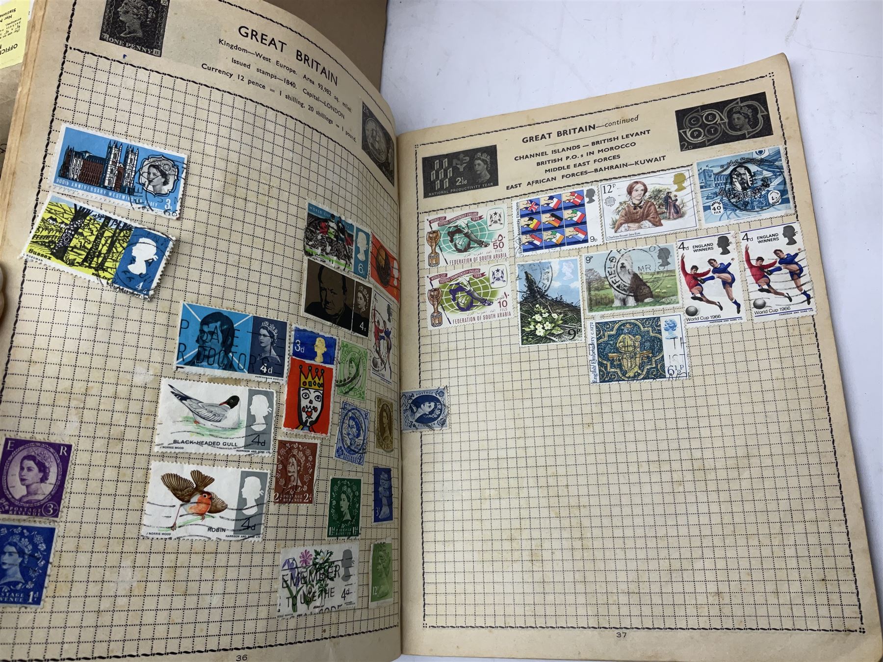 Great British and World stamps, including PHQ cards, Queen Elizabeth II first day covers, Bahamas, Belgium, Canada, India etc, housed in albums, ring binder folders and loose, in one box