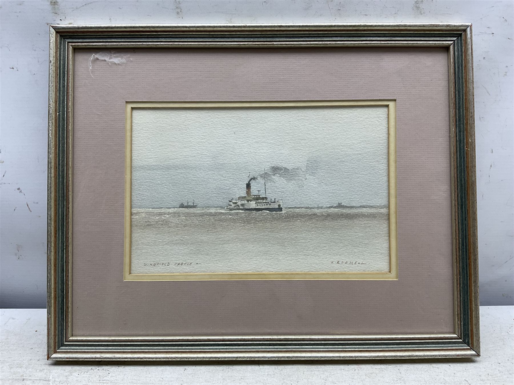 Herbert Rodmell (British 1913-1994): 'Wingfield Castle', pair watercolours signed and titled 15cm x 25cm; Jo Rodmell (British Contemporary): 'Towards Whitby from Featherbed Lane', watercolour signed and dated '07, titled verso 18cm x 22cm (3)