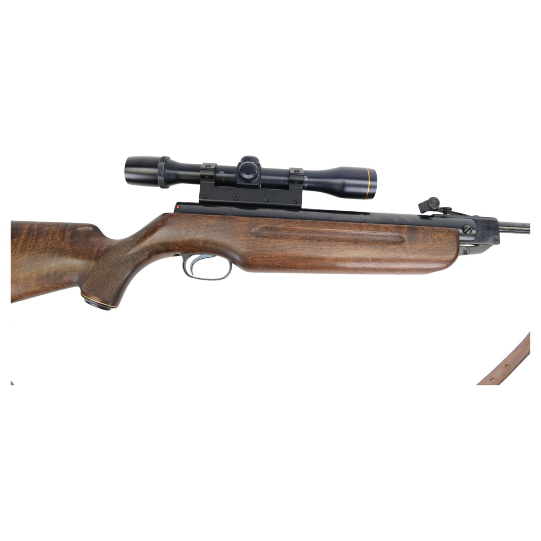 Weihrauch model HW35 air rifle Kal.5.5, with A.S.I De Luxe 4 x 32 scope, overall L121cm serial no. 989962