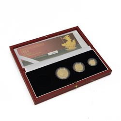 The Royal Mint United Kingdom 2004 'Britannia Collection' gold proof part coin set of thre...