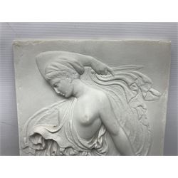 Composite BM replica neo classical  plaque, H43cm