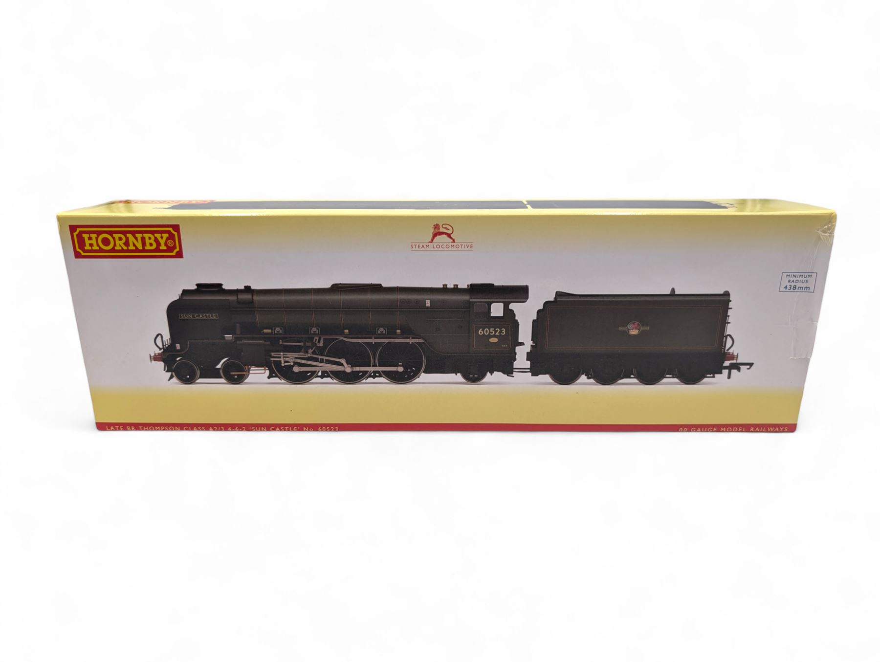 Hornby '00' gauge R3835 Late BR Thompson Class A2/3 4-6-2 Sun Castle locomotive no. 60523, boxed 