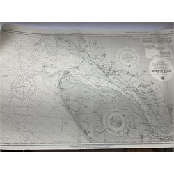 Four shipping charts depicting the River Humber 