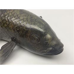 Bronze koi carp, L29cm