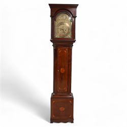 ****IVORY***** James Gordon of Perth -  8-day mahogany longcase c1790, in a mahogany case ...