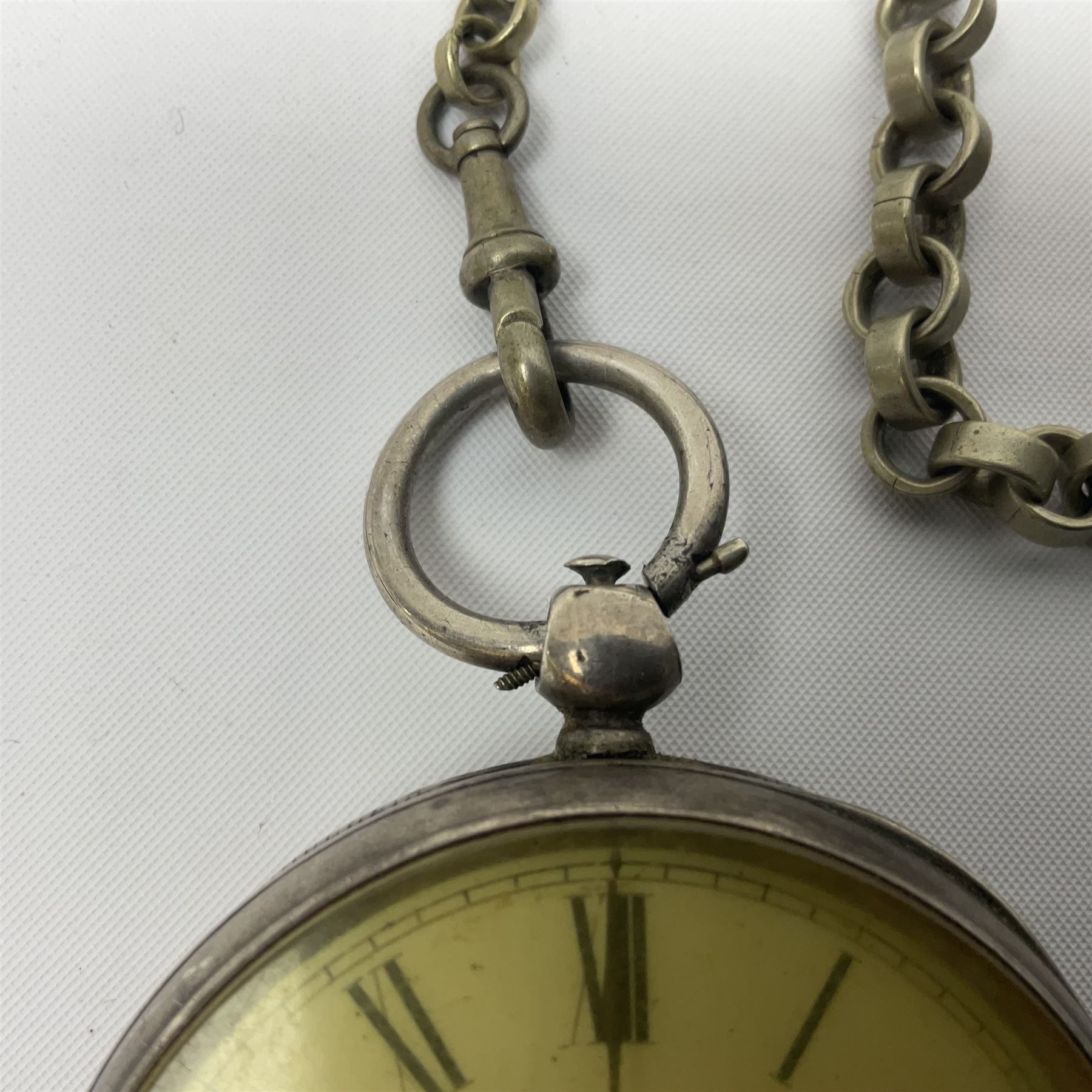 Two silver cased keywind pocket watches, hallmarked