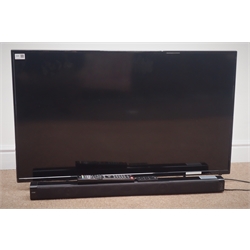  JVC LT-42C550 42'' HD television with remote and Logik sound bar (This item is PAT tested - 5 day warranty from date of sale)  
