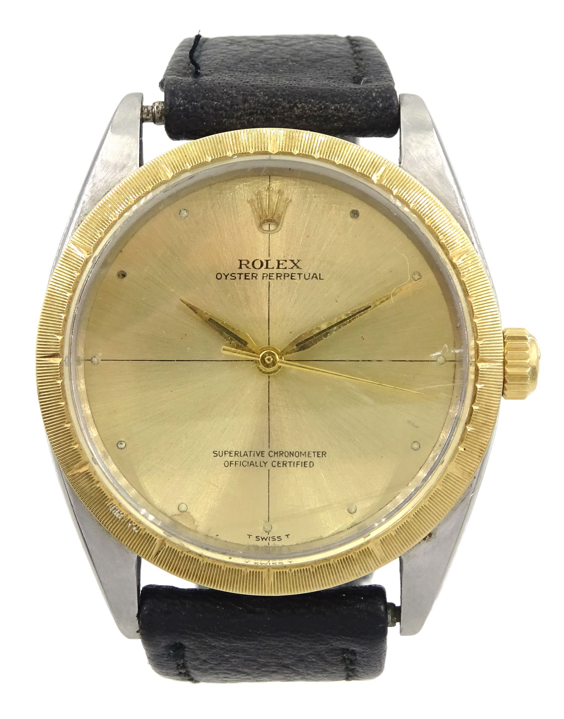 Rolex Oyster Perpetual Superlative Chronometer wristwatch, 18ct bezel ...