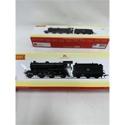 Two Hornby '00' gauge locomotives, comprising R3242A Early BR Class K1 2-6-0 locomotive no. 62032 and R3243B Late BR Class K1 2-6-0 locomotive no. 62064, both boxed