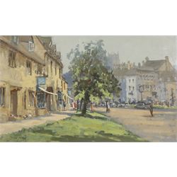 John Neale (British 19th Century): 'Midsummer Chipping Campden', oil on board signed 37cm x 59cm 