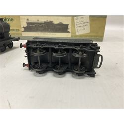 Millholme Models ‘00’ gauge - kit built ‘Goldcast’ series L.&Y. Aspinal Atlantic 4-4-2 no.1406 steam locomotive and tender in LYR black; with original box 