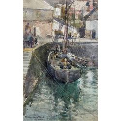 Samuel John 'Lamorna' Birch (Newlyn School 1869-1955): 'St Mawes' - Cornwall, watercolour ...