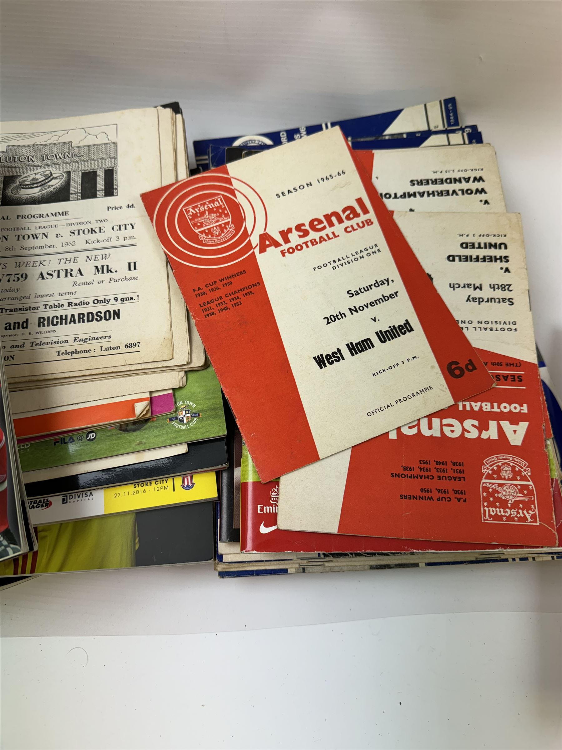 Collection of sporting programs, magazines and other ephemera, mostly football, motorsport and rugby