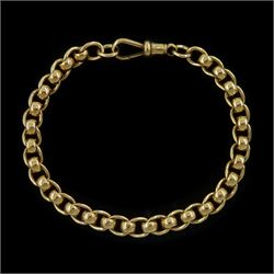 9ct gold roller ball link bracelet, Birmingham 1992