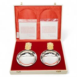 York Minster limited edition silver bowls, commemorating the 500th anniversary of the comp...