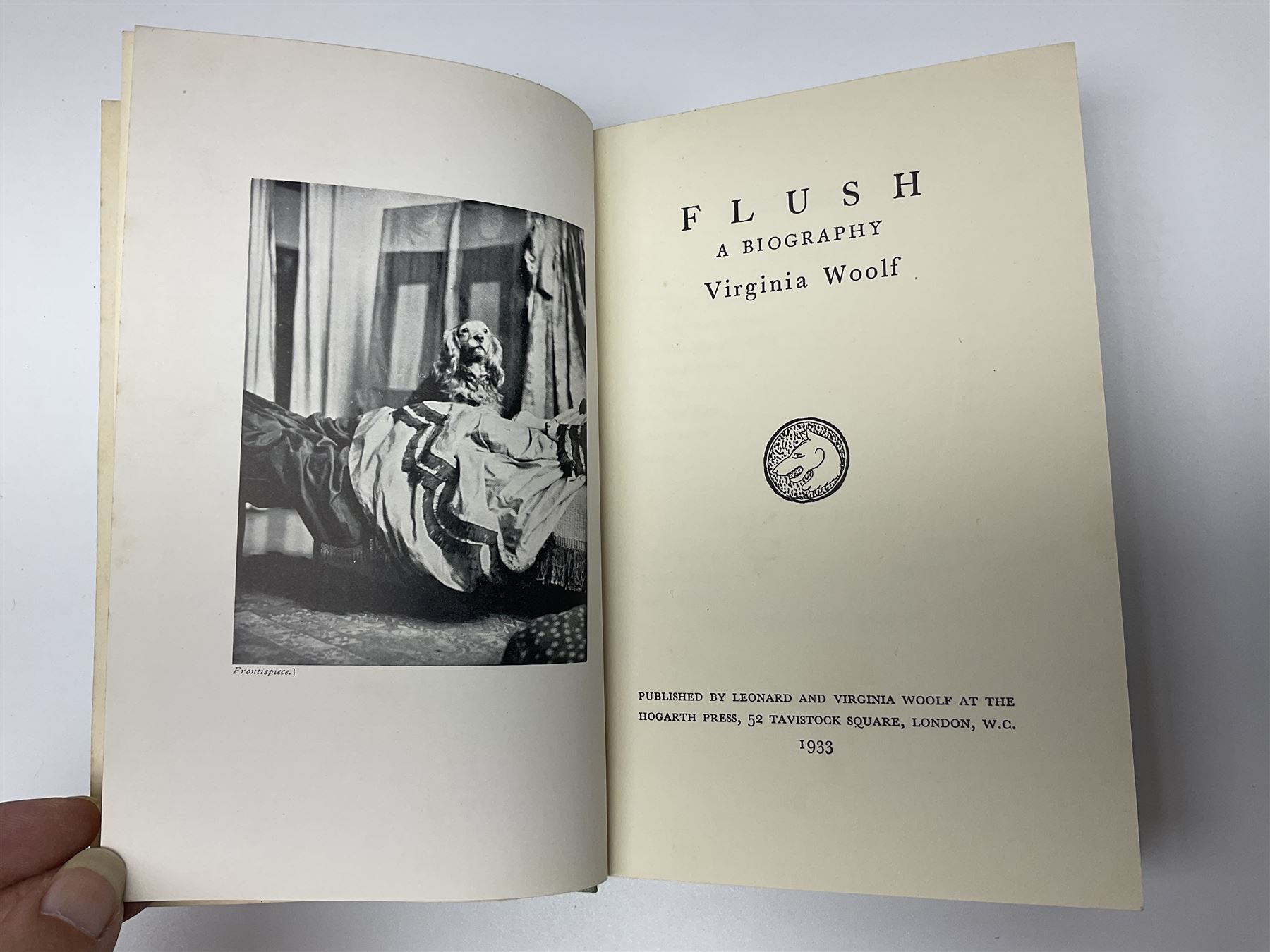 Woolf Virginia: Flush A Biography. Hogarth Press 1933 New Edition with dustjacket; Munroe Kirk: Through Swamp and Glade. 1897 First Edition; Kirby Mary & Elizabeth: Beautiful Birds in Far Off Lands. 1873. Colour plates; and two other books (5)